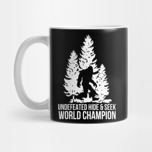 bigfoot hide and seek world champion Mug
